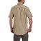 Carhartt Canvas Short Sleeve Shirt, 98% Cotton/2% Spandex, Dark Khaki, Small 103555-253SREG - alternate 2